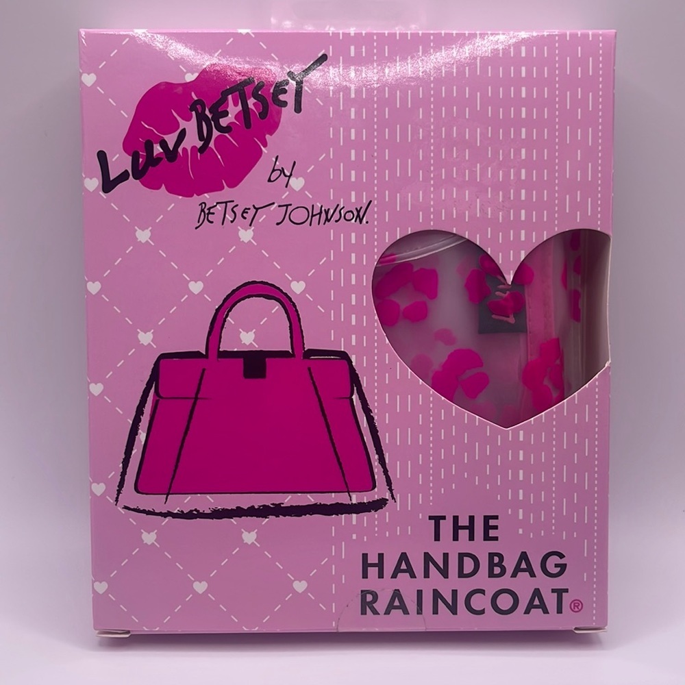 Luv Betsy Handbag Raincoat Pink Leopard​
